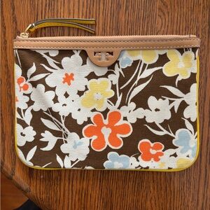 Tory Burch Reverie Floral Zippered Pouch